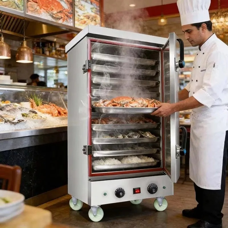 Rice Cooker - Commerciële keukenapparatuur, gasgestookte voedselstoomers, industriële rijststoomkoker,