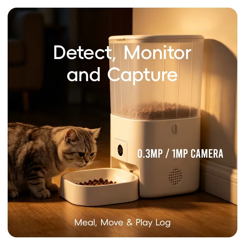 Kitchen Appliances Video - 6L Automatische Kattenvoeder met Camera Video