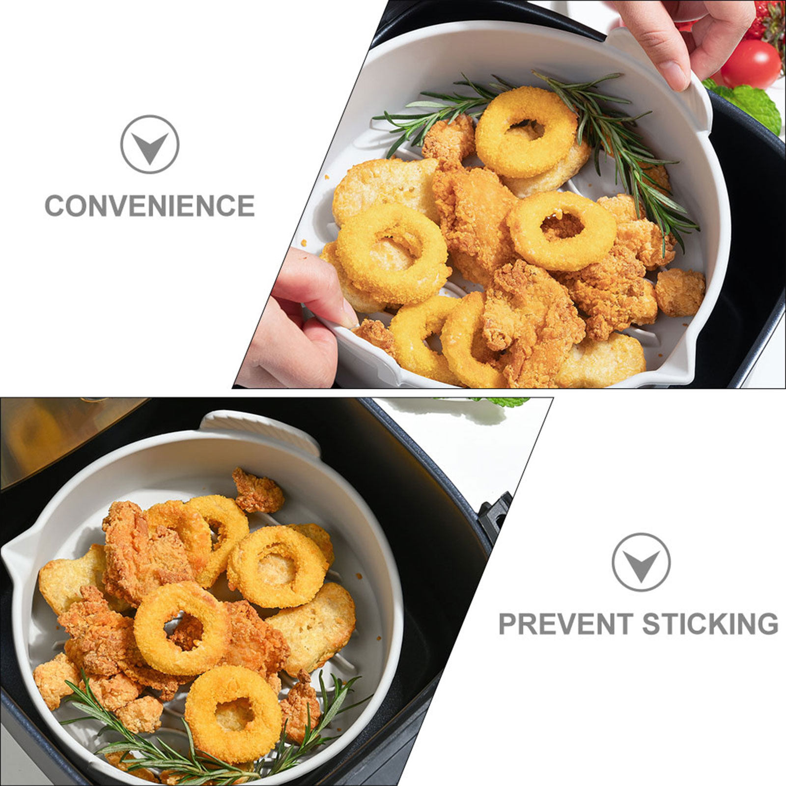 Air Fryer - Huishoudelijke siliconen bakmat voor de airfryer,