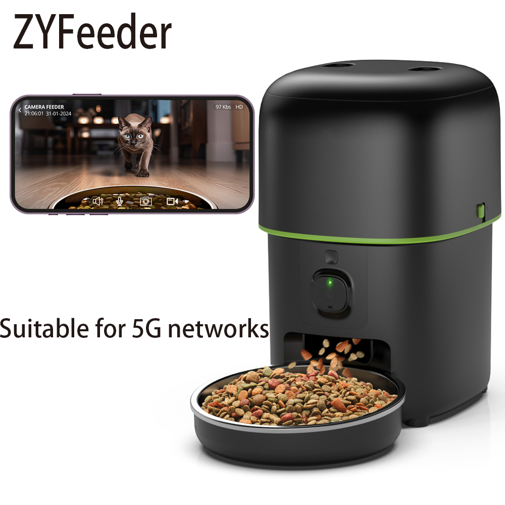 Kitchen Appliances Video - 2L 5G Camera Huisdier Feeder Automatische