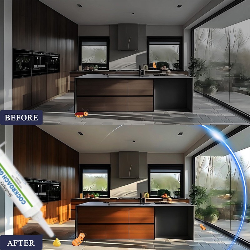 4 tubes kakkerlakkenlokmiddel  - Kitchen Appliances Cabinet recensie en prijs