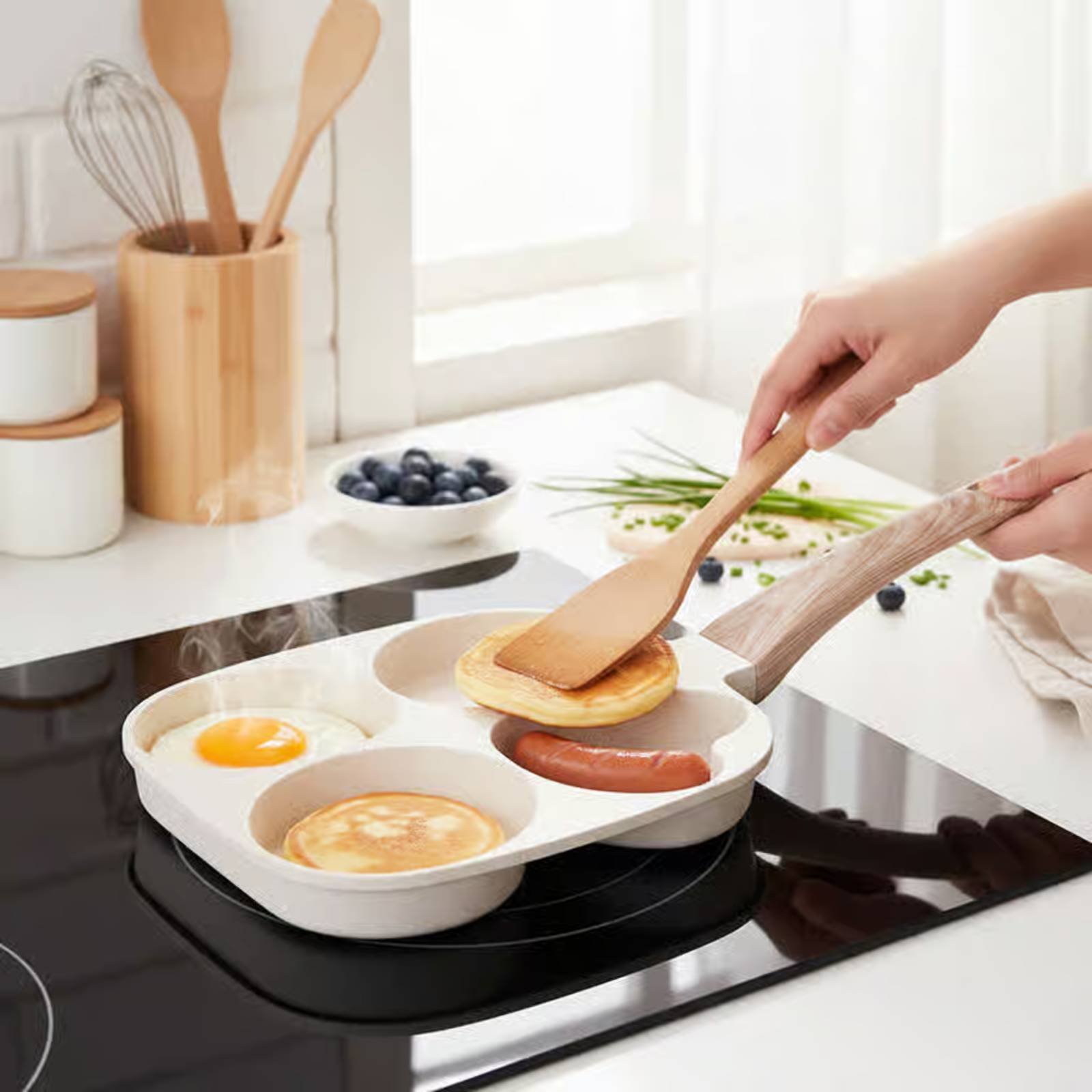 Anti-aanbakpan voor ontbijt, d - Induction Cooker recensie en prijs
