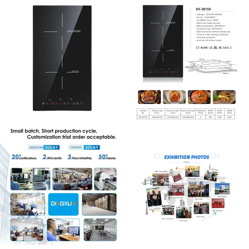 Hoge Efficiëntie 2-Pits Elektr - Induction Cooker recensie en prijs