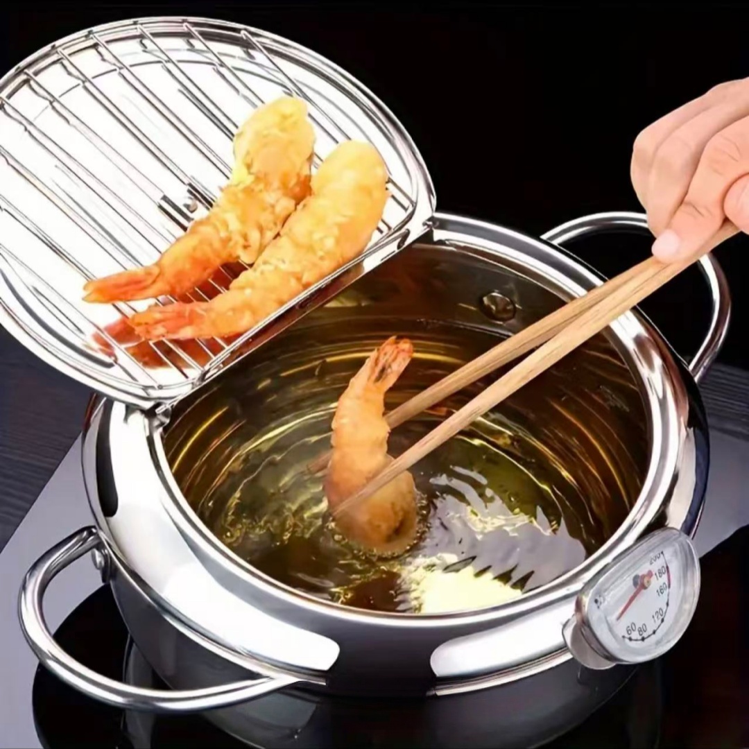 Roestvrijstalen koekenpan met  - Induction Cooker recensie en prijs