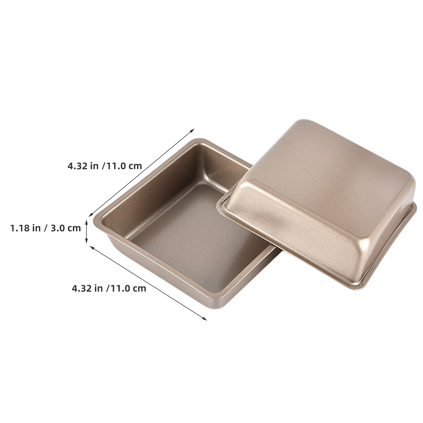 4 stuks 4 inch vierkante antia - Toaster recensie en prijs
